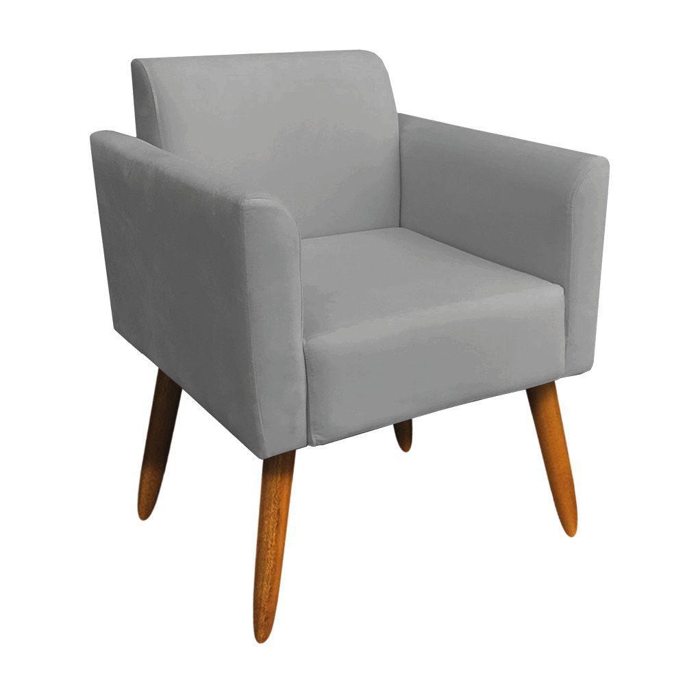 Kit 1 Namoradeira e 2 Poltronas Marisa Castanho Grafite - 9