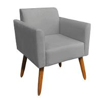 Kit 1 Namoradeira e 2 Poltronas Marisa Castanho Grafite - 9