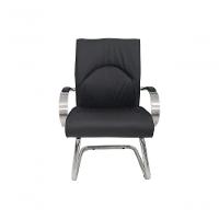 Poltrona Diretor Luxuosa Com Base Fixa Eiffel Preto - 6