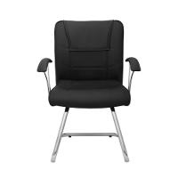 Poltrona Diretor Ergonômica Base Fixa Linha Vivara Preto