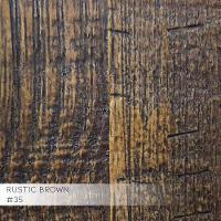 Poltrona Decorativa Sala de Estar Eden com Couro Madeira Maciça Rustic Brown Gran Belo - 7