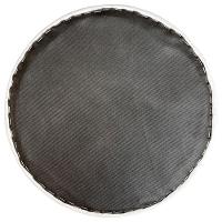 Kit 02 Assentos Redondo Banqueta Cadeira Estofados Poltronas H02 Corino Branco 39 Cm - Lyam Decor - 2