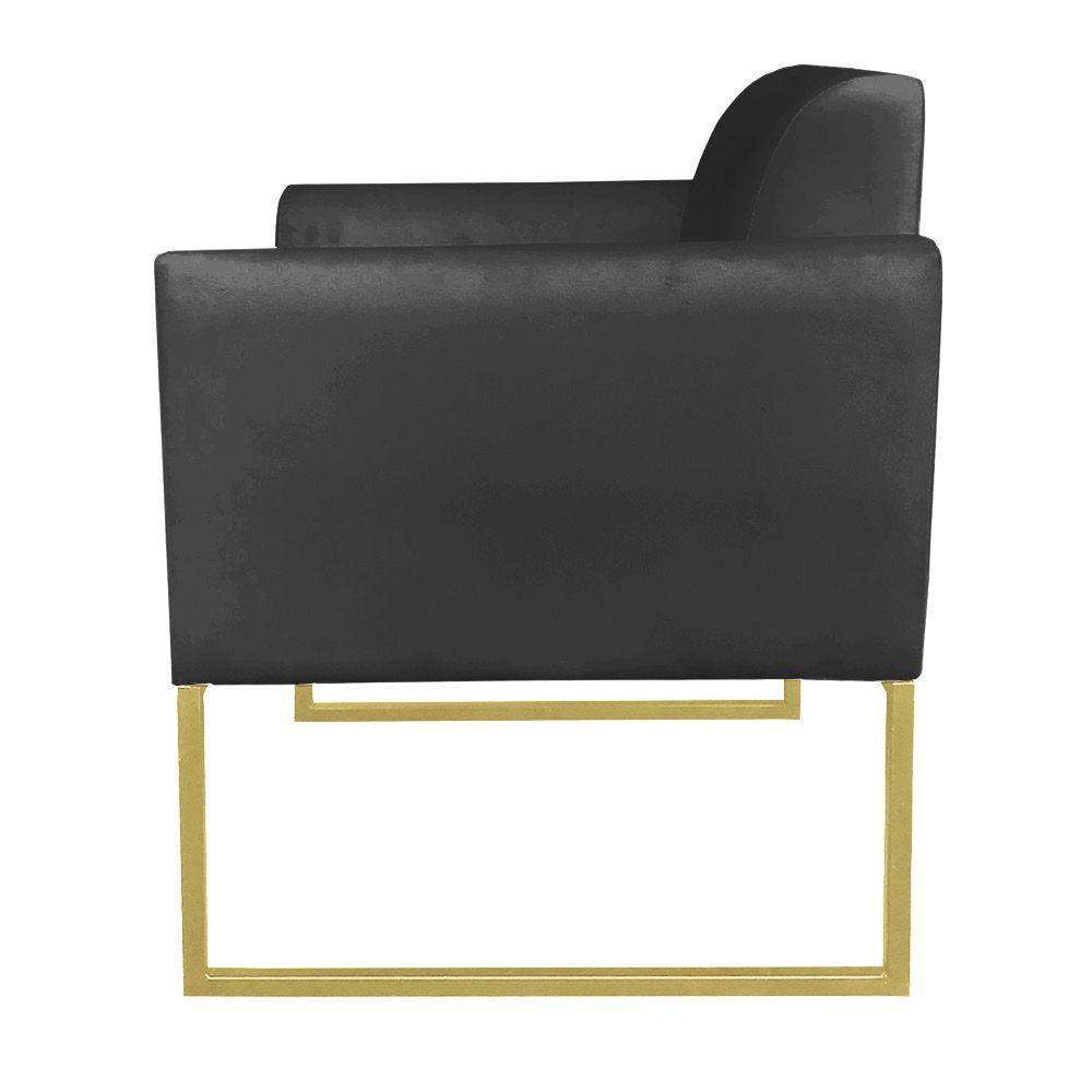 Poltrona Marisa Suede Preto - 5