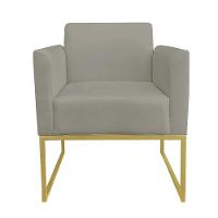 Poltrona Marisa Suede Marrom Rato - 5