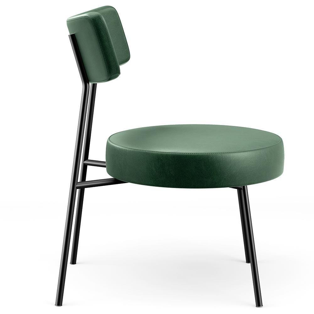 Kit 02 Poltronas Base Londres F01 Couríssimo Verde Musgo - 3