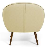 Kit 02 Poltronas Com Pés Palito Nina D02 Corano Bege C-26 - 2