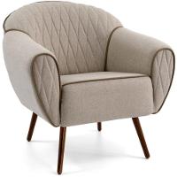 Kit 02 Poltronas Com Nina D02 Bege Rústico D-470 - 3