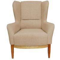 Kit 02 Poltronas Milena D02 Bege C-129 Marrom - 5