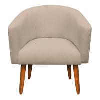 Kit 02 Poltronas Stella Linho Grosso Bege A19 - 1