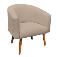 Kit 02 Poltronas Stella Linho Grosso Bege A19 - 5