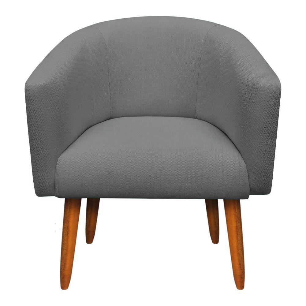 Kit 02 Poltronas Stella Linho Grafite A26 - 2