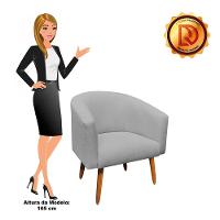 Kit 02 Poltronas Stella Linho Grafite A26 - 5