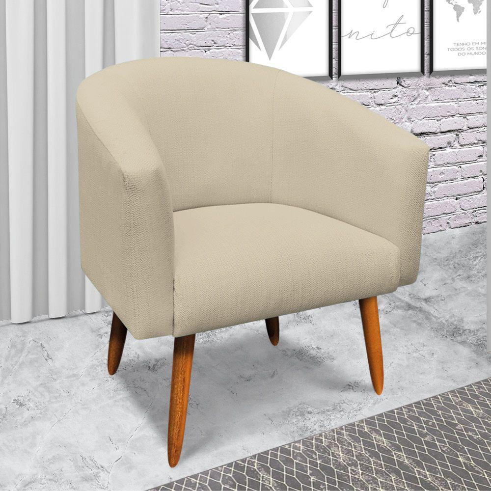 Kit 02 Poltronas Stella Linho Areia A27 - 5