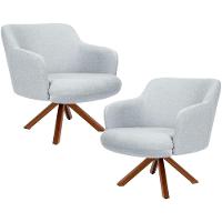 Kit 02 Poltronas Jade D02 Cinza D-315 - 1