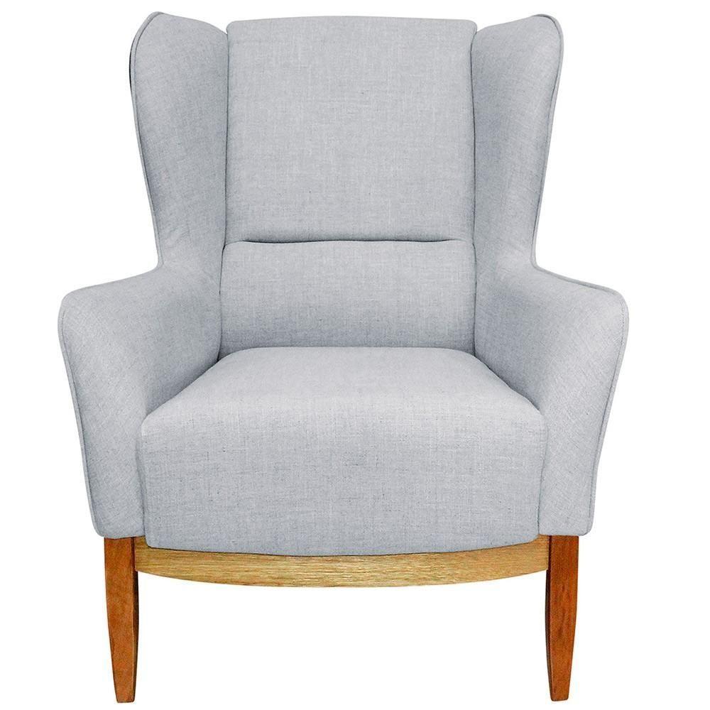 Kit 02 Poltronas Milena D02 Cinza D-315 Preto - 6