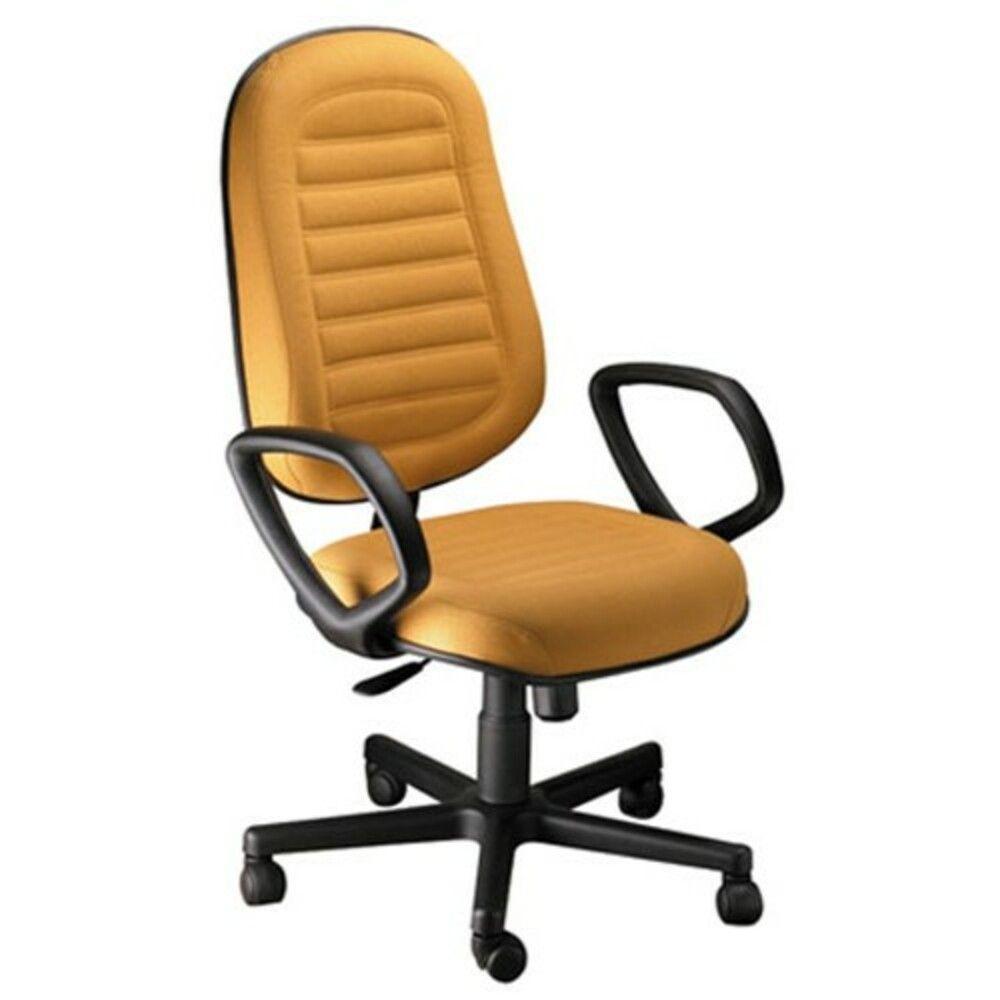 Poltrona Presidente com Braços Linha Blenda Amarelo - 2