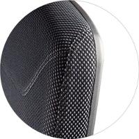 Poltrona Presidente com Braços e Afastador Linha York Preto - 5