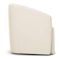 Kit 2 Poltronas Stella Max Veludo Bege Base Giratória - D'rossi - 5