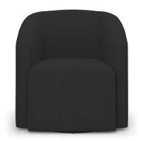 Kit 2 Poltronas Stella Max Veludo Base Giratória - D'rossi Cor Preto - 6