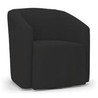 Kit 2 Poltronas Stella Max Veludo Base Giratória - D'rossi Cor Preto - 7