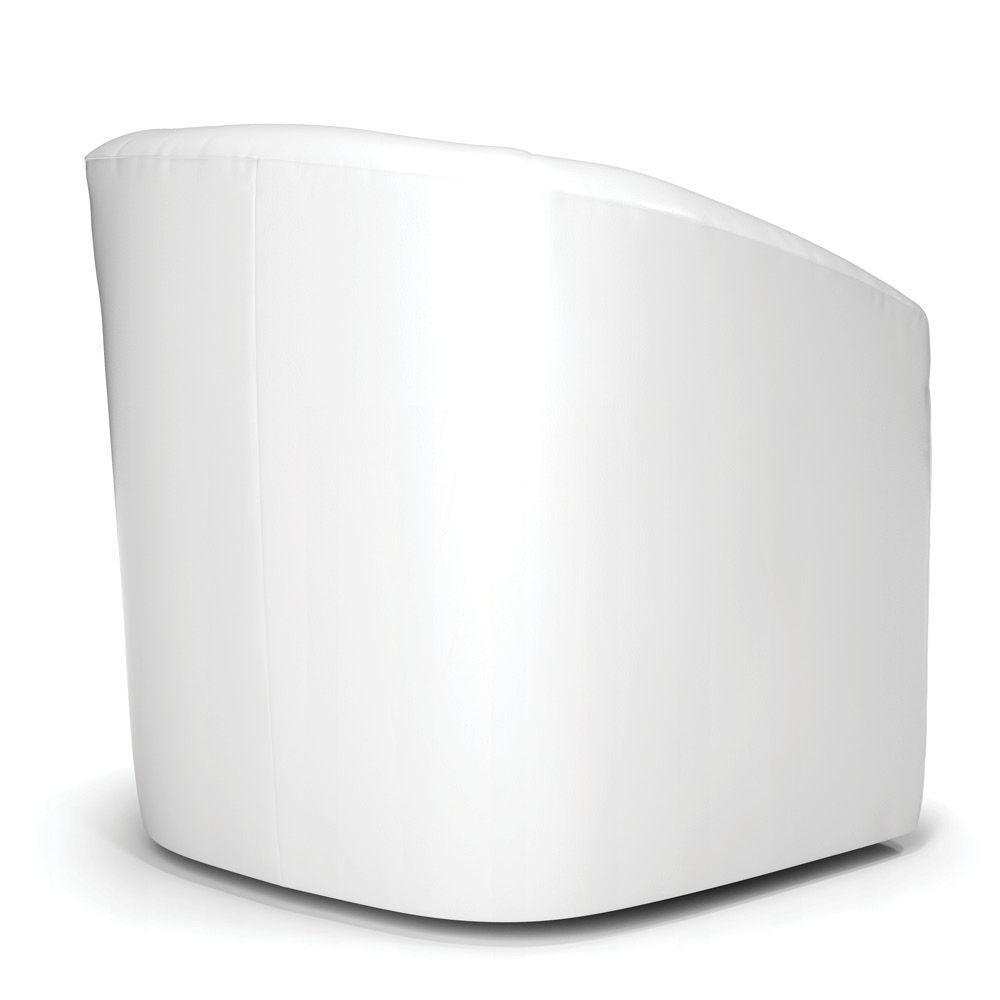 Kit 2 Poltronas Stella Max Corano Branco Base Giratória - D'rossi - 6