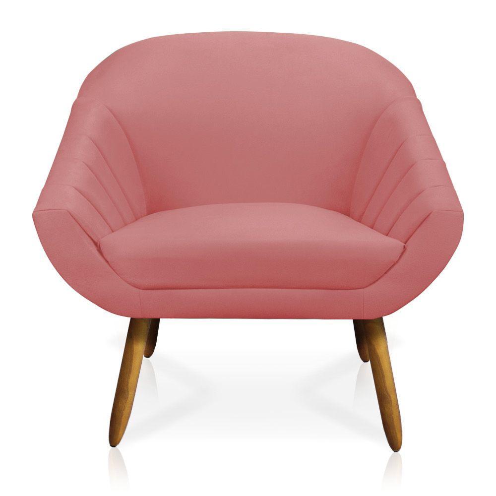 Kit 01 Namoradeira 2 Lugares 2 Poltronas Giovana Pés Palito - 2