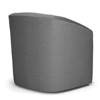 Poltrona Stella Max Linho Base Giratória - D'rossi Cor A26 Grafite - 2