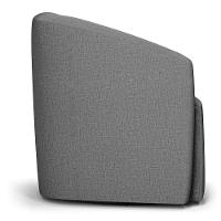 Poltrona Stella Max Linho Grafite A26 Base Giratória - D'rossi - 3