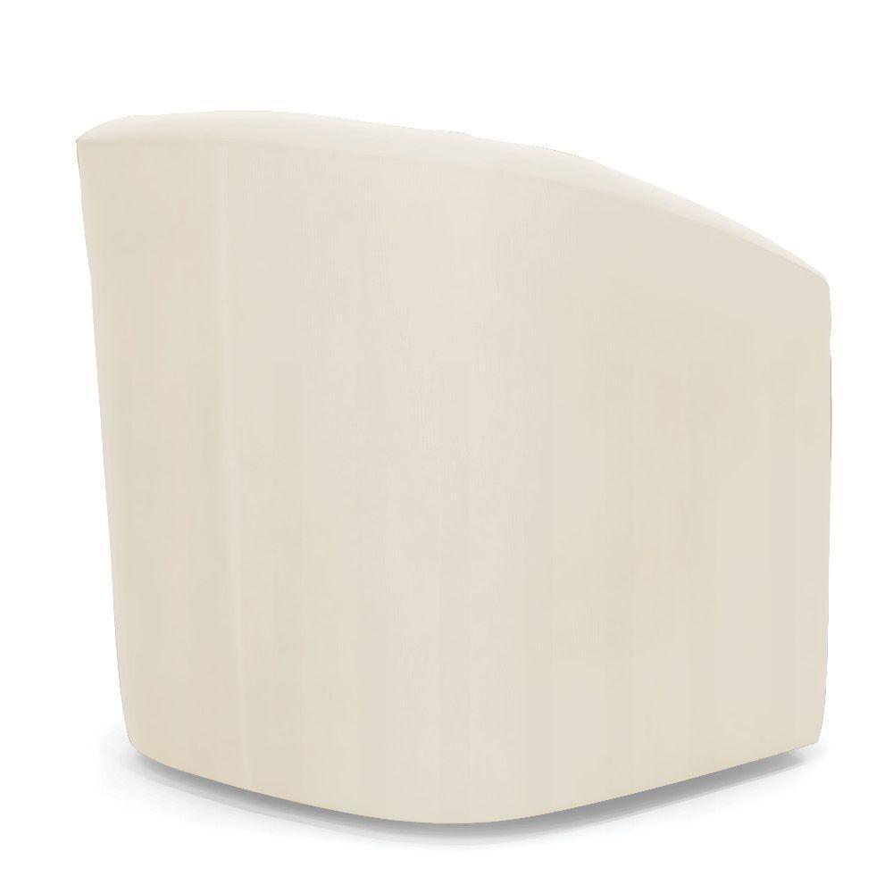 Poltrona Stella Max Veludo Base Giratória - D'rossi Cor Bege - 5