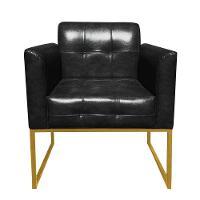 Poltrona Elisa Corano Linha Premium Base Metálica Dourado - 2