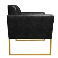 Poltrona Elisa Corano Linha Premium Base Metálica Dourado - 3