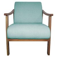 Kit 02 Poltrona Liz Base Madeira Suede Cor Azul Tiffany - 9