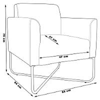 Kit 2 Poltronas Isabella Base X Suede Rosê dourado - 8