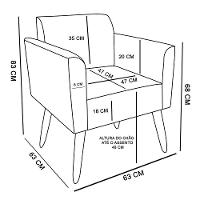 Kit 01 Namoradeira 02 Poltronas Marisa Rosa Bebê - 10