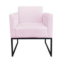 Kit 01 Namoradeira 02 Poltronas Marisa Rosa Bebê Preto - 7