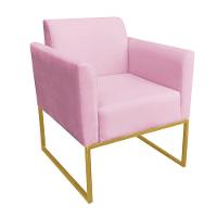 Kit 01 Namoradeira 02 Poltronas Marisa Rosa Bebê - 10