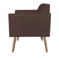 Kit 01 Namoradeira 02 Poltronas Marisa Marrom - 7