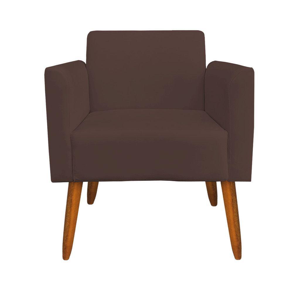 Kit 01 Namoradeira 02 Poltronas Marisa Marrom - 1