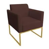 Kit 01 Namoradeira 02 Poltronas Marisa Marrom - 2