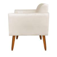 Kit 01 Namoradeira 02 Poltronas Marisa Bege - 5