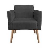 Kit 01 Namoradeira 02 Poltronas Marisa Preto - 8