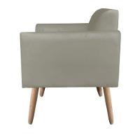 Kit 01 Namoradeira 02 Poltronas Marisa Marrom Rato - 7