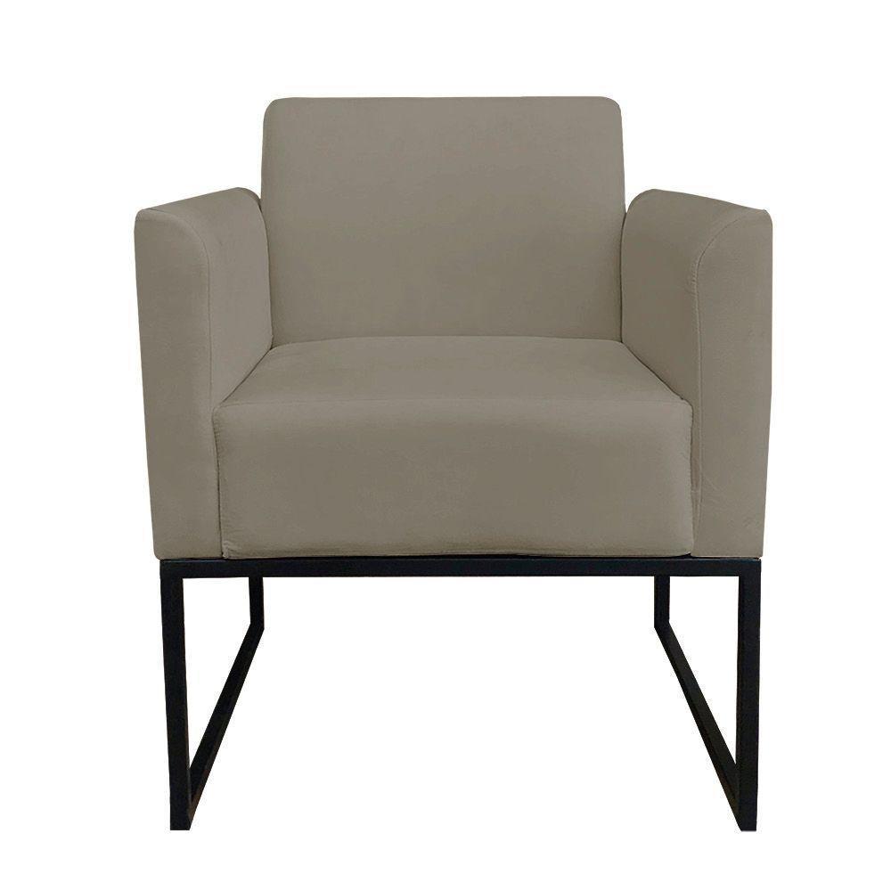 Kit 01 Namoradeira 02 Poltronas Marisa Marrom Rato Preto - 7