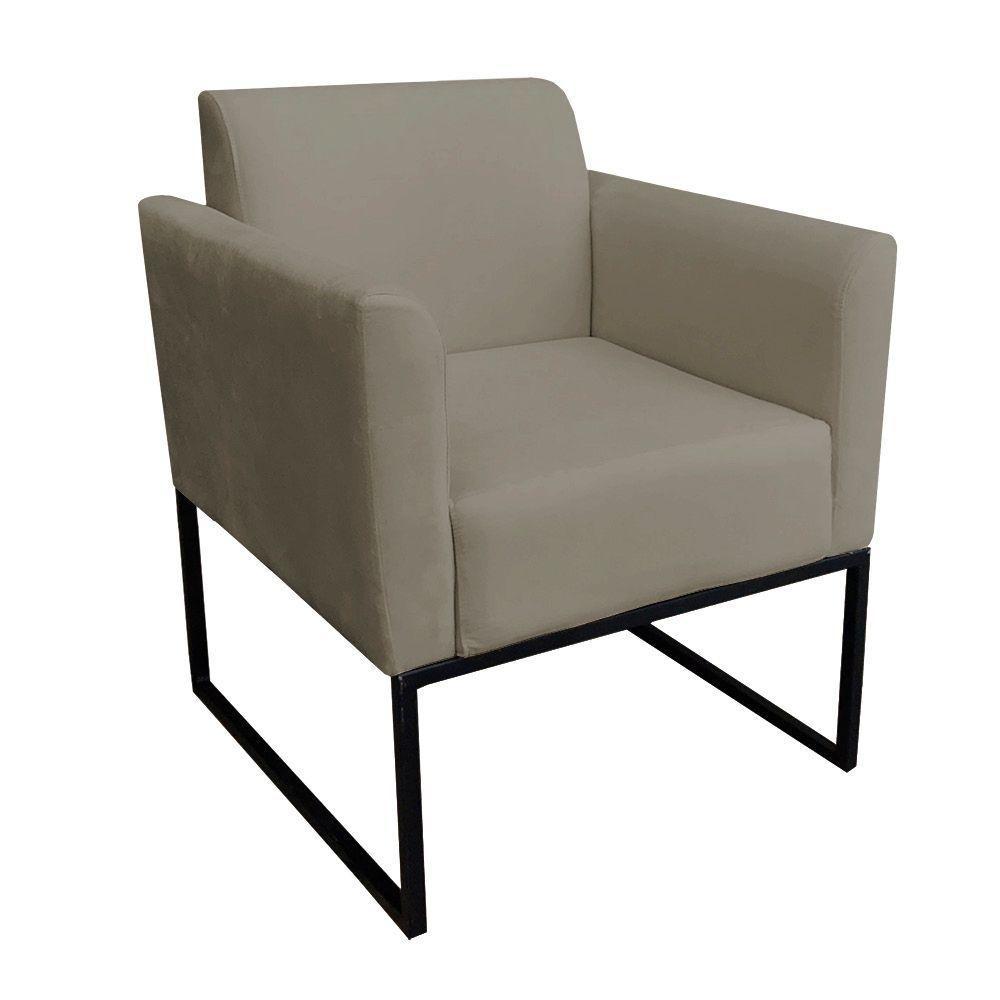 Kit 01 Namoradeira 02 Poltronas Marisa Marrom Rato Preto - 10