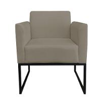 Kit 01 Namoradeira 02 Poltronas Marisa Marrom Rato Preto - 7