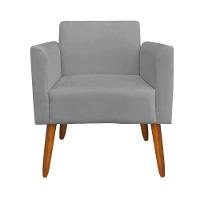 Kit 01 Namoradeira 02 Poltronas Marisa Grafite - 1