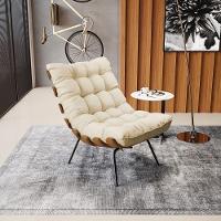 Kit 02 Poltronas Costela Linho A19 Grosso Bege - 8