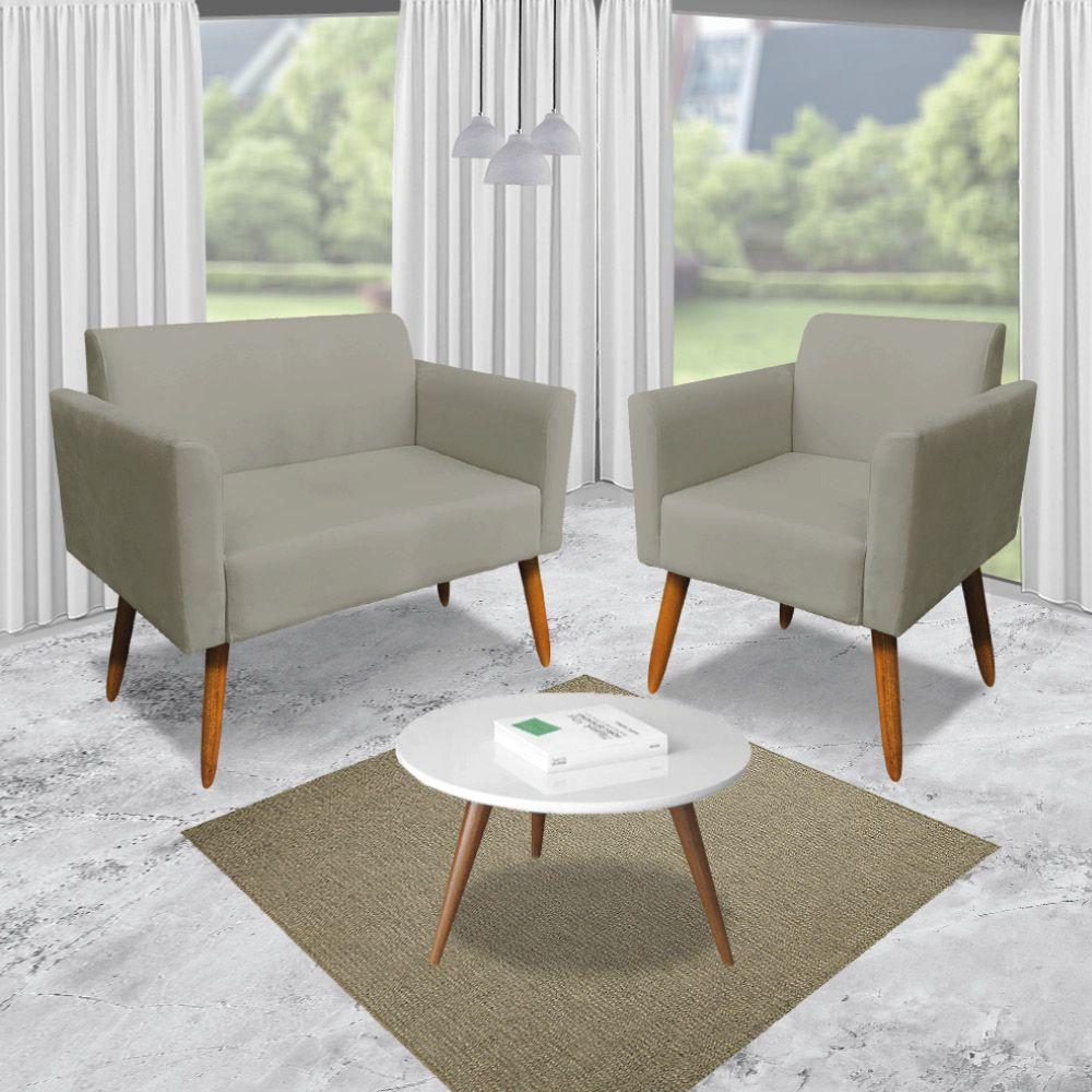 Namoradeira Marisa Suede Marrom Rato - 2