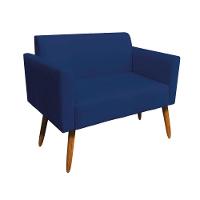 Namoradeira Marisa Suede Azul Marinho - 1