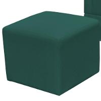 Poltrona E Puff Elisa P02 Suede Verde Musgo